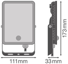 Proiector LED de exterior cu senzor FLOODLIGHT LED/20W/230V IP65 Ledvance