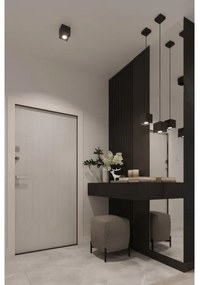 Plafonieră QUAD 1 1xGU10/40W/230V negru