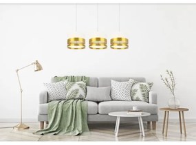 Lustră pe cablu MILO 3xE27/60W/230V aurie