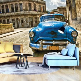 Fototapet - Mașina Vintage Cubaneză (152,5x104 cm)