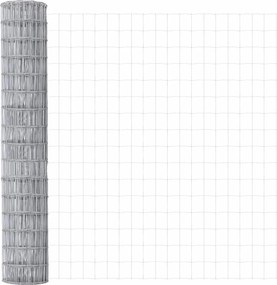 vidaXL Gard Euro 1,5 x 10 m Fier acoperit cu PVC