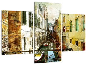 Tablou - Strada din Veneția (90x60 cm)