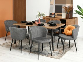 Scaun Zane (grafit + negru). 1111309
