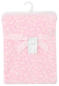 Paturica roz din fleece pentru bebelusi - Mother s Choice