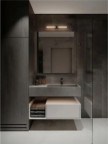 Aplica de perete LED baie IP44 ALTO negru