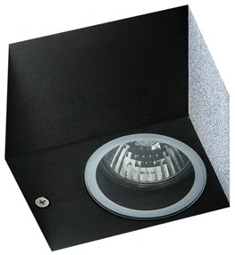 Aplică de exterior RIMINI 1xGU10/35W/230V IP54 pătrată Azzardo AZ4267
