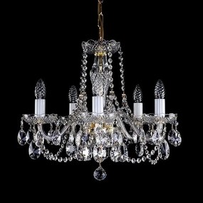 Candelabru elegant cu 5 brate Cristal Bohemia Exclusive ELSA V. CE
