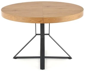 Masa de bucaterie Mercy, stejar auriu / negru