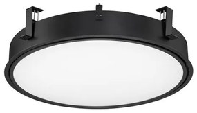 Plafoniera LED incastrabila reglabila PERFECT 60cm negru 3000K Dimmable