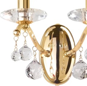 Kolarz 3234.62.3.KoT - Aplica de perete CARMEN din cristal, 2xE14/60W/230V, placată cu aur 24K