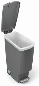 Simplehuman Coș de gunoi îngust cu pedală, 40 l,gri
