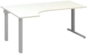 Birou ergonomic ProOffice C 180 x 120 cm, stânga, alb