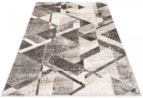 Covor modern versatil cu model geometric în nuanțe de maro Lăţime: 160 cm | Lungime: 220 cm