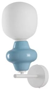Aplica de perete din ceramica design modern CHIC albastru