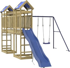 vidaXL Set de joacă pentru exterior, lemn de pin impregnat