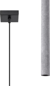 Lustră gri din beton Fideus – Sollux