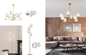 Lustra moderna design deosebit cu 12 de surse de lumina BALOR