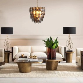 Canapea design LUX, Furnir de eucalipt lucios, Sebastian, 119412 HZ