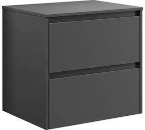 Dulap de baie TRONDHEIM pentru lavoar 60 cm, antracit