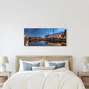 Tablou cu canalul - Göteborg (120x50 cm)