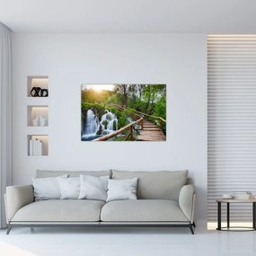 Tablou - Lacurile Plitvice (90x60 cm)