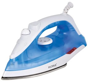 Fier de calcat Floria ZLN2892 Albastru,1600W, talpa ceramica, temperatura reglabila