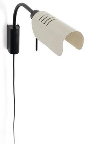 Aplica metal stil retro abajur ajustabil MARTINICA S negru, bej