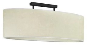 Lustră aplicată Duolla OVAL 2xE27/15W/230V gri