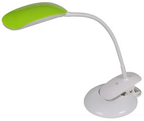 Lampa de masa LED 2in1 - baza si clip 5W, alba