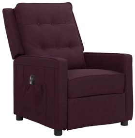 3098617 vidaXL Fotoliu rabatabil electric, violet, material textil