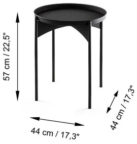 Măsuță auxiliară Simo Black
