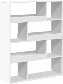 vidaXL Bibliotecă, alb, 100x33x125,5 cm, lemn prelucrat