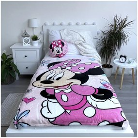 Disney Minnie Pătură microfleece Flowers 100x150cm