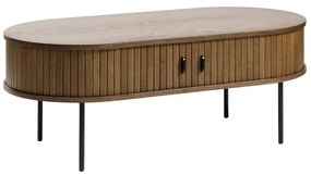 Măsuță de cafea în culoare naturală cu aspect de lemn de stejar 60x120 cm Nola – Unique Furniture