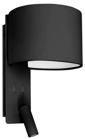 Aplica moderna cu reader LED FOLD Black 64305