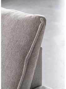 Colțar grej extensibil/cu spațiu de depozitare (cu colț pe partea stângă/cu șezlong) Charming Charlie – Miuform