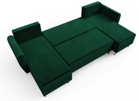 Colțar în formă de U Paladio (verde închis) (D). 1025660