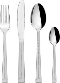 Tacâmuri argintii din oțel inoxidabil 24 buc. Bright – Orion