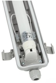 Corp de iluminat LED fluorescent industrial T8 1xG13/18W/230V 4000K IP65 128 cm