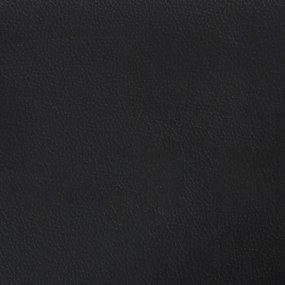 Tablie de pat cu aripioare negru 203x23x78 88cm piele ecologica 1, Negru, 203 x 23 x 78 88 cm
