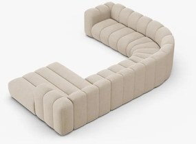Canapea panoramica Lupine boucle Baloo L370 cm