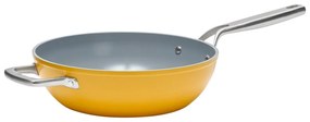 Tigaie tip wok cu capac/cu suprafață ceramică ø 28 cm Meda 3.0 – FABINI