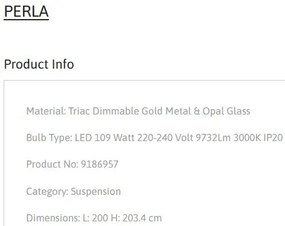 Lustra LED suspendata, deosebita design lux PERLA