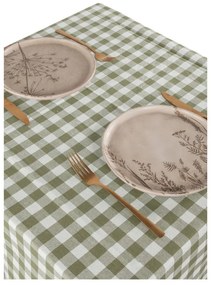 Față de masă din bumbac 150x250 cm Gingham – Tiseco Home Studio