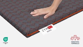 Topper saltea Zymmo, Nero, 140x190x5, Medie