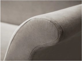 Canapea extensibilă cu spațiu pentru depozitare Mazzini Sofas Pivoine, bej