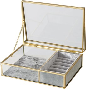 Cutie pentru  ceasuri si  bijuterii Clipo,  transparent