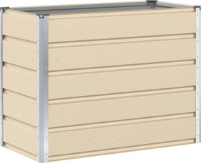 vidaXL Jardinieră Creme 480 x 50 x 45 cm Oțel Galvanizat
