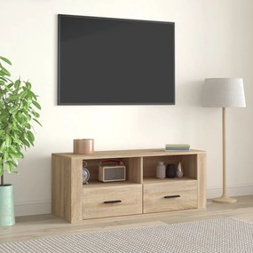 Comoda TV, stejar sonoma, 100x35x40 cm, lemn prelucrat 1, Stejar sonoma