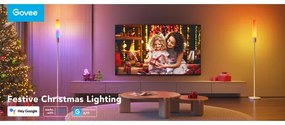 Lampadar LED dimabil Govee CYLINDER SMART RGBICWW 2200-6500K
